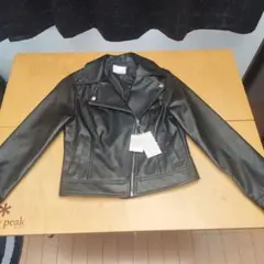 新品未使用ブラック Mサイズ ダブルライダースジャケット　【価格交渉可能】