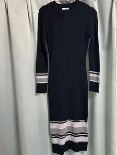 RESEXXY（リゼクシー）リブニット長袖ワンピース