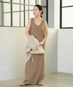 Plage 《追加》リブタンクワンピース　38