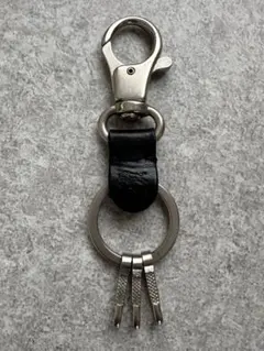 イルビゾンテ　レザーキーホルダー・キーリング　美品