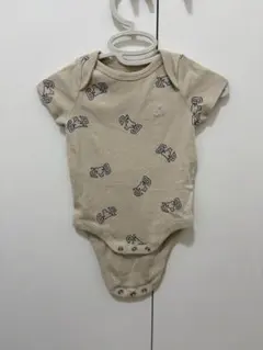 【水通しのみ】GAP ベージュボディスーツ 0-3m