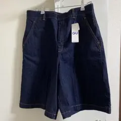 デニム　バミューダパンツ　GU 新品　ショートパンツ