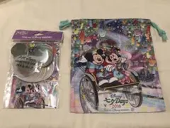 ディズニー七夕Days2016 短冊メモ、巾着セット
