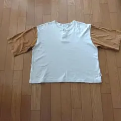 coen ヘンリーネック Tシャツ バイカラーのサムネイル