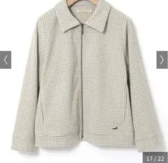 CROCODILE チェック柄 ジップアップジャケット M