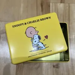 スヌーピー & チャーリー・ブラウン 缶のみ　未使用