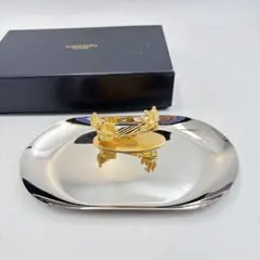 ミキモト ジュエリートレイ シルバー ゴールド ベア 0703-S6384h