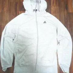 y2k 00s adidas 短丈パーカー ジップアップフーディー アーカイブM