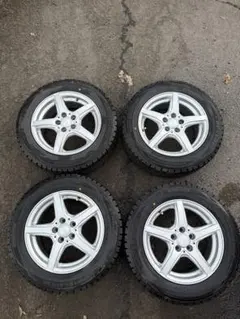 15インチ スタッドレス タイヤ ホイール 4本セット PCD100 5穴