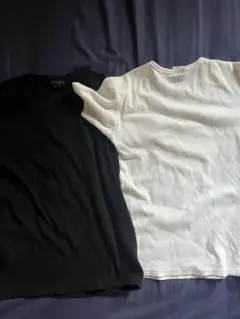 AVIREX Tシャツ 2枚セット ブラック ホワイト S