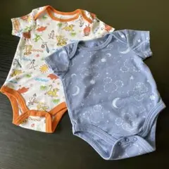 DisneyBaby ディズニー ミッキー&ライオンキングロンパース70