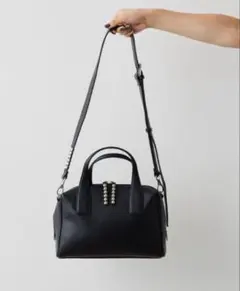美品】ear PAPILLONNER パンダチャーム ボストンバッグ 2way - メルカリ