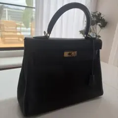 LONGHI イタリア製 ハンドバッグ 鍵 トップハンドルバッグ レザー 