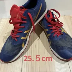 美品　アシックス　ウィンドスプリント3 26.5 ステップ限定カラー　ゴールド 限定】アシックス ウインドスプリント3 26.5センチ ステップ限定カラー