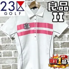 【早い者勝ち✨】23区スポーツ レディース 半袖 ポロシャツ サイズ2 白系のサムネイル