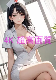 月屋 1点物 高画質 A4 ポスター アニメ イラスト ナース #0330