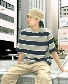 whimsy ボーダーTシャツ　L