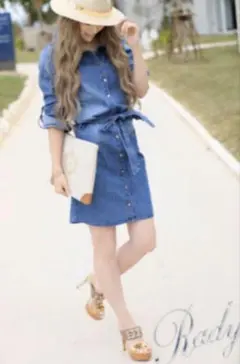 Rady デニムワンピジャケット