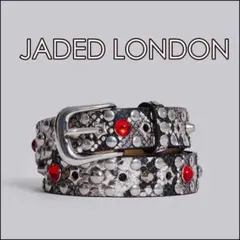 【新品未使用】jaded london スネーク柄　ベルト 最安値】JADED LONDON スタッズレザーベルト - メルカリ