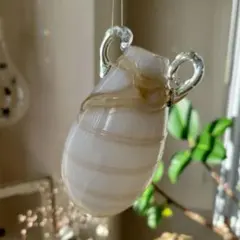 吊り下げフラワーベース　ガラス製一輪挿し　北海道ガラス作家さん1点モノ