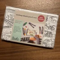 新品　車　色塗り　ペンケース　ペン付き