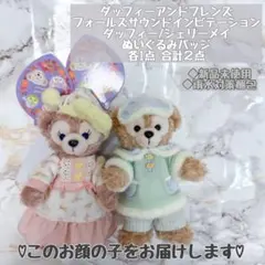 超お顔厳選！！ダッフィー フォールズサウンドインビテーション ぬいぐるみバッジ