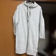 マタニティ 授乳ワンピース グレー M