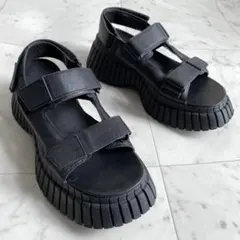 【美品✨】Camper BCNサンダル　厚底　人気　黒　　25cmのサムネイル