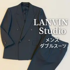 LANVIN Studio メンズ ダブルスーツ L〜XL 記名有