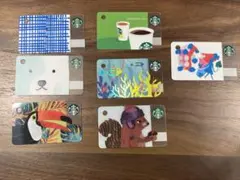 STARBUCKS スターバックス カード　ミニ　7枚まとめ売