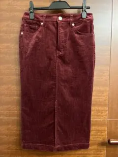 nano universe ナノユニバース　コーデュロイ　スカート