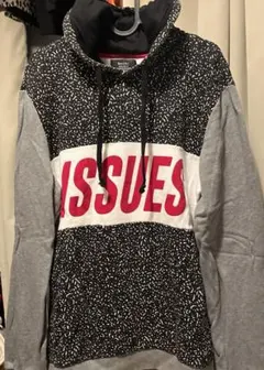 Bershka ロゴプリント ISSUES メンズ パーカー Lサイズのサムネイル