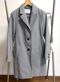 レディースコート チェスターコート グレー Mサイズ