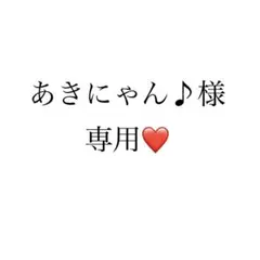 あきにゃん♪様専用ページ