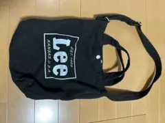 Lee 黒 ショルダーバッグ キャンバス