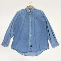 POLO COUNTRYラルフローレン　90s 長袖デニムシャツヴィンテージ