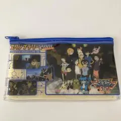 デジモンアドベンチャー02 スタンプラリー 2001 ペンケース　ＪＲ　希少