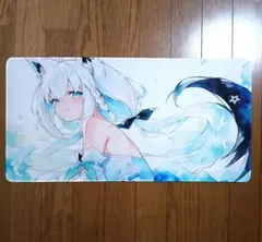 ホロライブ 白上フブキ 活動4周年記念 ラバーマット プレイマット