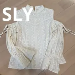 SLY レースブラウス オフホワイト