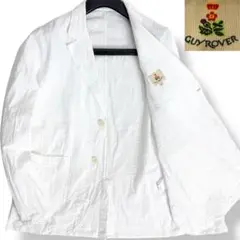 J7067 美品 ギローバー シアサッカージャケット ホワイト M