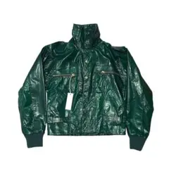 【入手困難!!】DIESEL ディーゼル レザージャケット 緑 S アウターレア