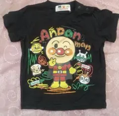 アンパンマン半袖Tシャツ黒