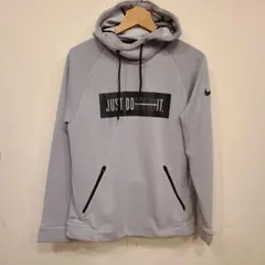 Nike DRI-FIT グレー フード付きパーカー サイズL