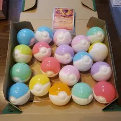 ポケモンボール型カプセル(くら寿司ビッくらポン)　+おまけ