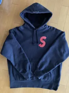 supreme Sロゴ フーデッド スウェットシャツ "ネイビー"のサムネイル