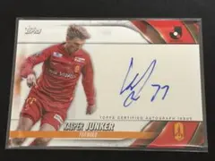 77 キャスパーユンカー 記念アートパネル（限定品・直筆サイン入り） 証明書付き HATTRICK（ハットトリック）-選手の想いをファンへ届ける公式