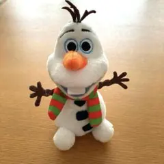 しましまマフラーのオラフ　ぬいぐるみキーホルダー　アナと雪の女王　ディズニー