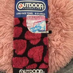OUTDOOR PRODUCTS フェイスタオル ♡柄のサムネイル