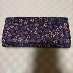印伝　桜柄　長財布