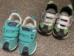 IFME 新幹線　キッズシューズ　山手線とハヤブサ　15.5cm